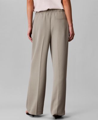 Women's Casual Straight Twill Pants