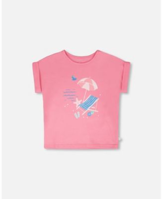 Big Girls Cotton Jersey T-Shirt Pink