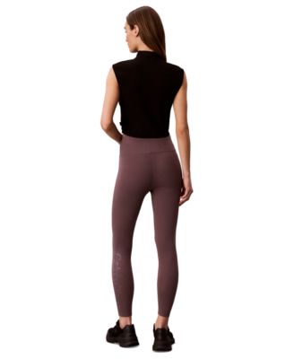 Women's High-Rise Cotton Logo Leggings