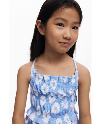 Girls Girls's Floral Strap Jumpsuit