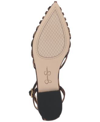 Women's Eulean Huarache Pointed Toe Flat Sandals