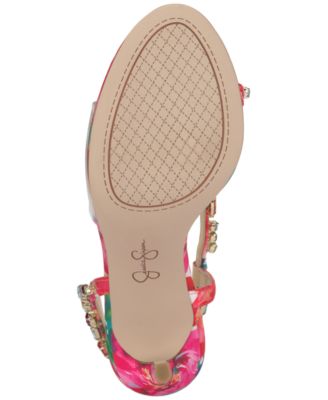 Women's Jaycin Barely-There Rhinestone Evening Sandals