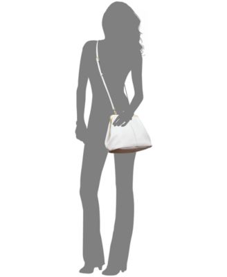 Sofia Small Leather Kisslock Clutch