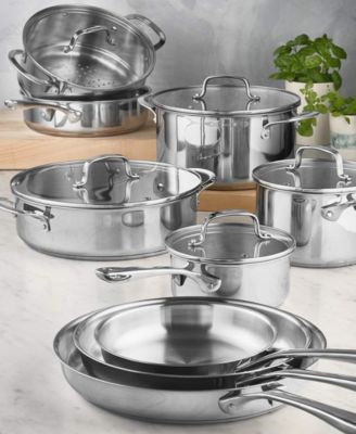 Stainless Steel 14-Piece Cookware Set
