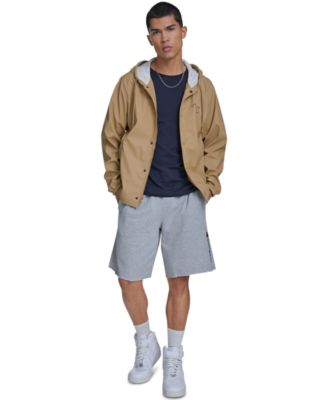 Men's Rubberized Hooded Rain Jacket