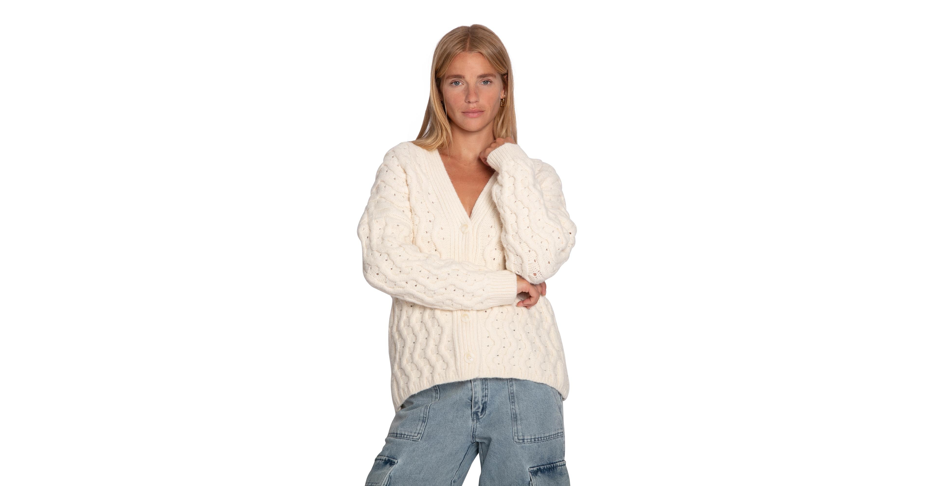 Belle & Bloom Women's Sugar Plum Chunky Cardigan