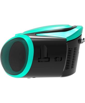 Portable AM/FM Radio & CD Player Boombox with Bluetooth