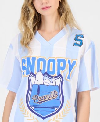 Juniors' Snoopy Graphic Jersey T-Shirt 