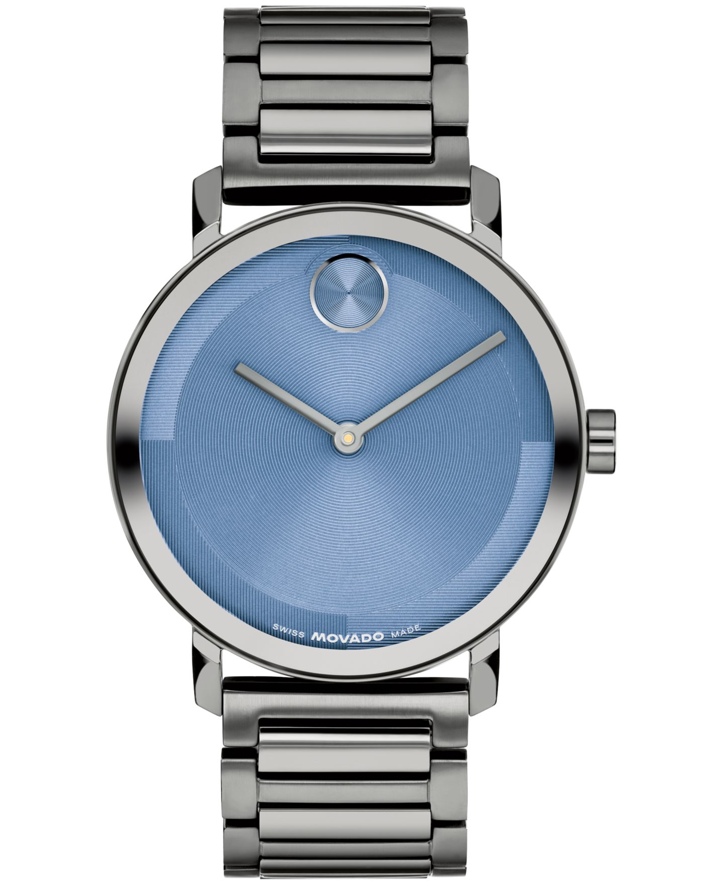 Мужские часы Movado Bold Evolution 2.0 Swiss Quartz Ionic Plated Grey Steel Watch, 40mm — фото 1