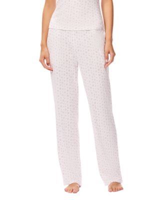 Women's Pointelle Mid-Rise Pajama Pants