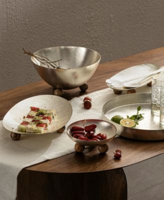 Temari Hammered Salad Bowl