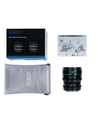 Nightwalker Series 16mm T1.2 S35 Manual Focus Cine Lens for RF Mount, Black