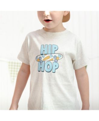 Little Boys Hip Hop Skateboard Easter Short Sleeve T-Shirt