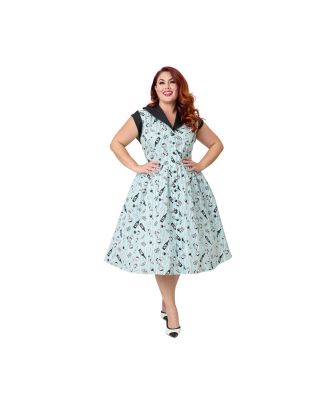 Plus Size Cafe Swing Dress
