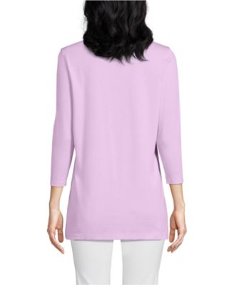 Women's 3/4 Sleeve Cotton Supima Tunic