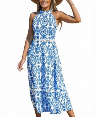 Women's Traditional Ornate Maxi Beach Dress