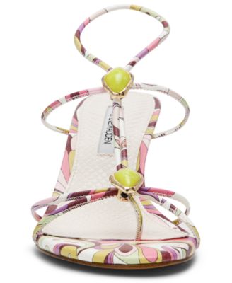 Women's Ramos Strappy Embellished Stiletto Heel Dress Sandals