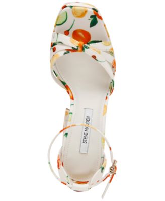 Women's Retro Strappy Block Heel Platform Dress Sandals