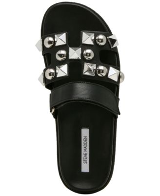 Women's Mayven Studded Footbed Slip-On Slide Sandals