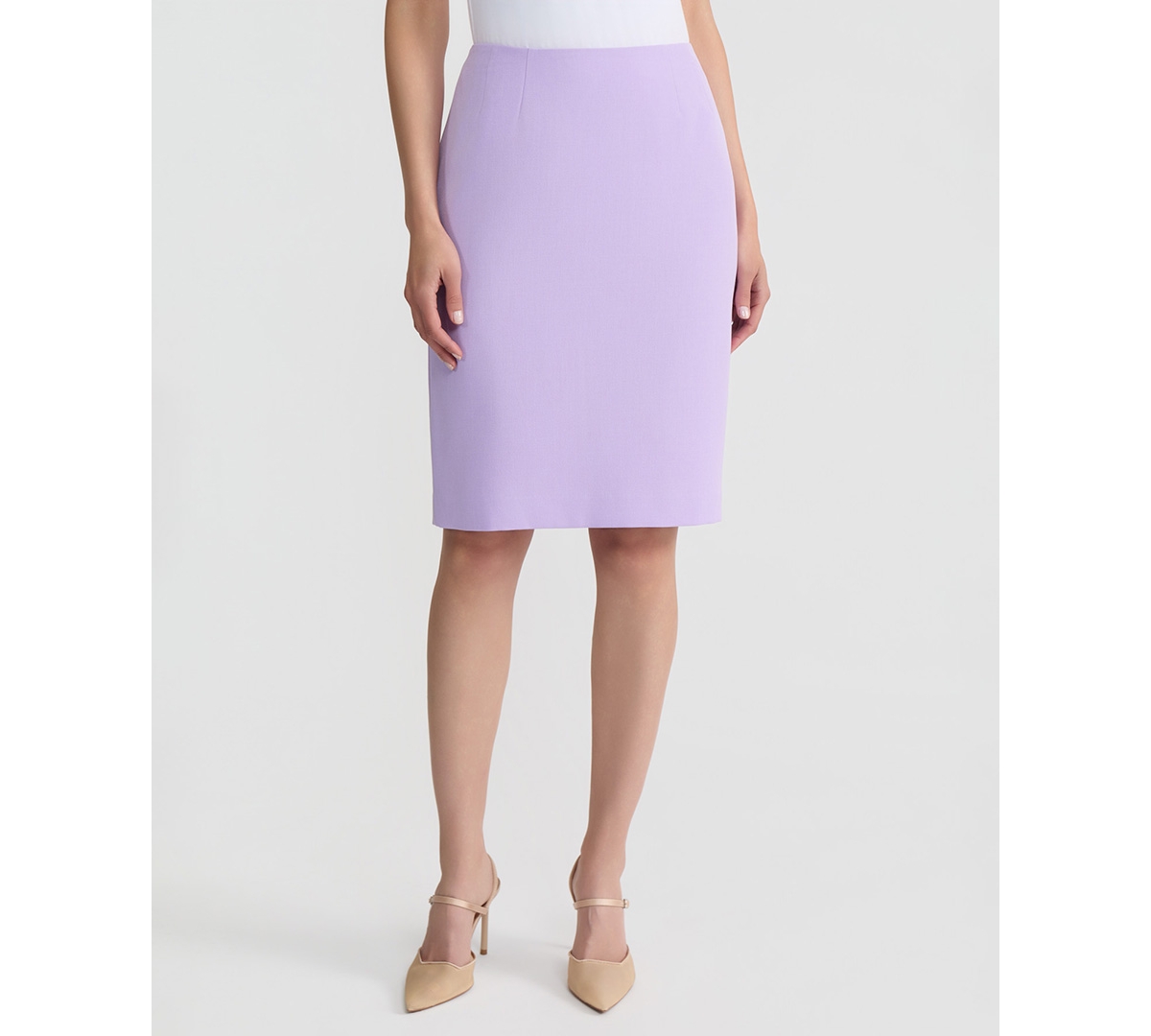 Kasper Women's Stretch Crepe Slim-Fit Pencil Skirt
