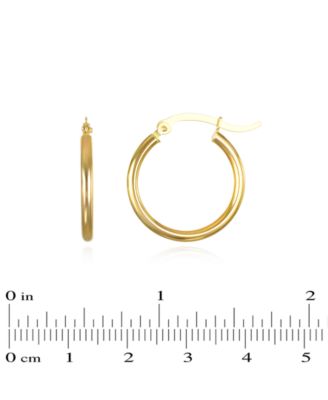 Hoop Earrings in 10k Yellow Gold