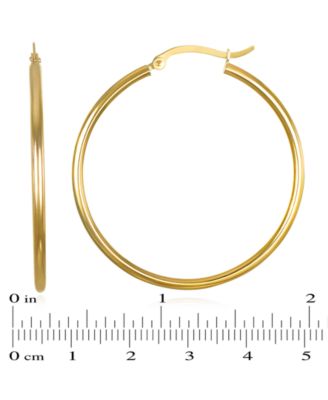 Hoop Earrings in 10k Yellow Gold