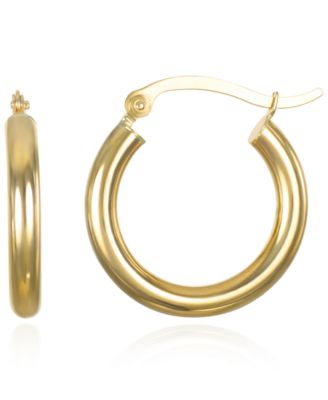 Hoop Earrings in 10k Yellow Gold