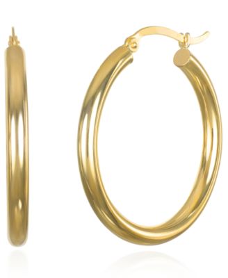 Hoop Earrings in 10k Yellow Gold