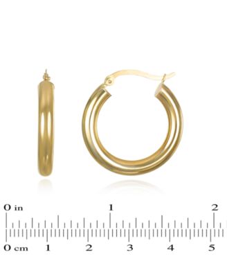 Hoop Earrings in 10k Yellow Gold