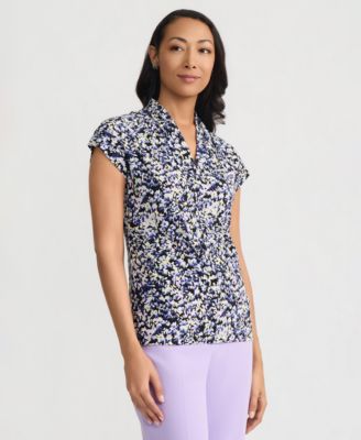 EXT SLV FUNNEL SLV KNIT TOP