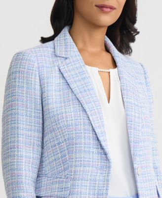 Women's Tweed One-Button Jacket