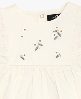 Baby Girls' Short-Sleeve Dress & Diaper Cover