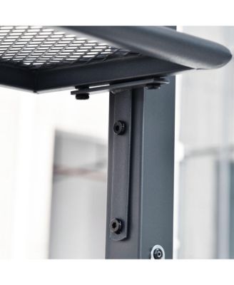 8' x 5' Steel Double Roof Grill Gazebo