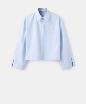 Women's Pocket Cropped Shirt