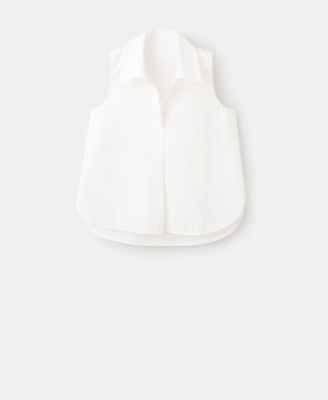 Women's Sleeveless Cotton Shirt