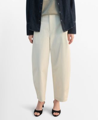 Women's Straight-Fit Cotton Pants