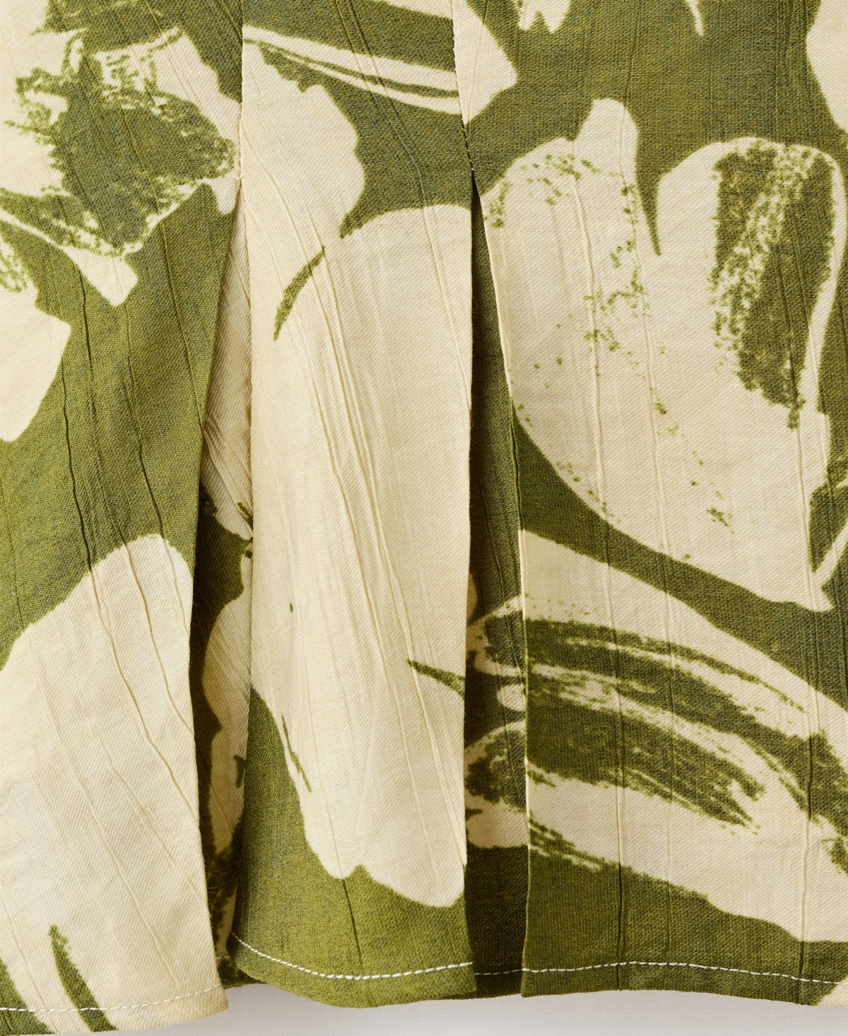 Mango Women's Pleated Panels Peplum Top