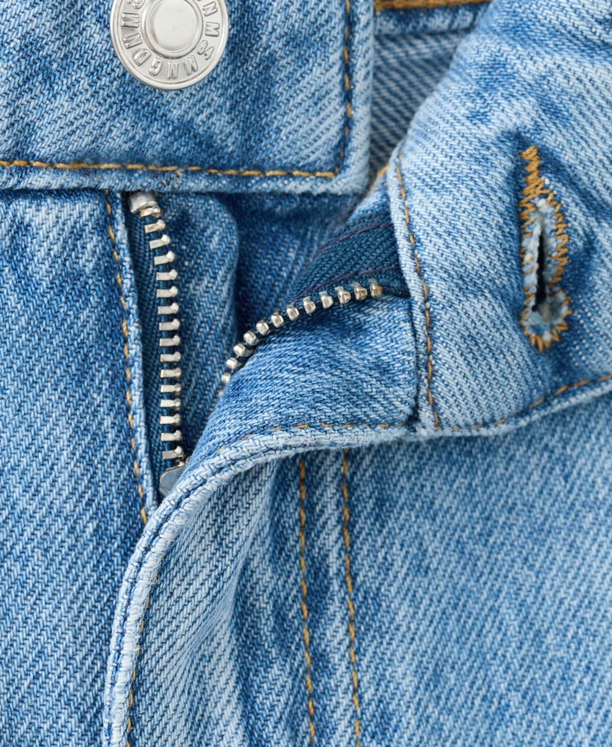 Mango Women's Danila High-Waisted Wide-Leg Jeans