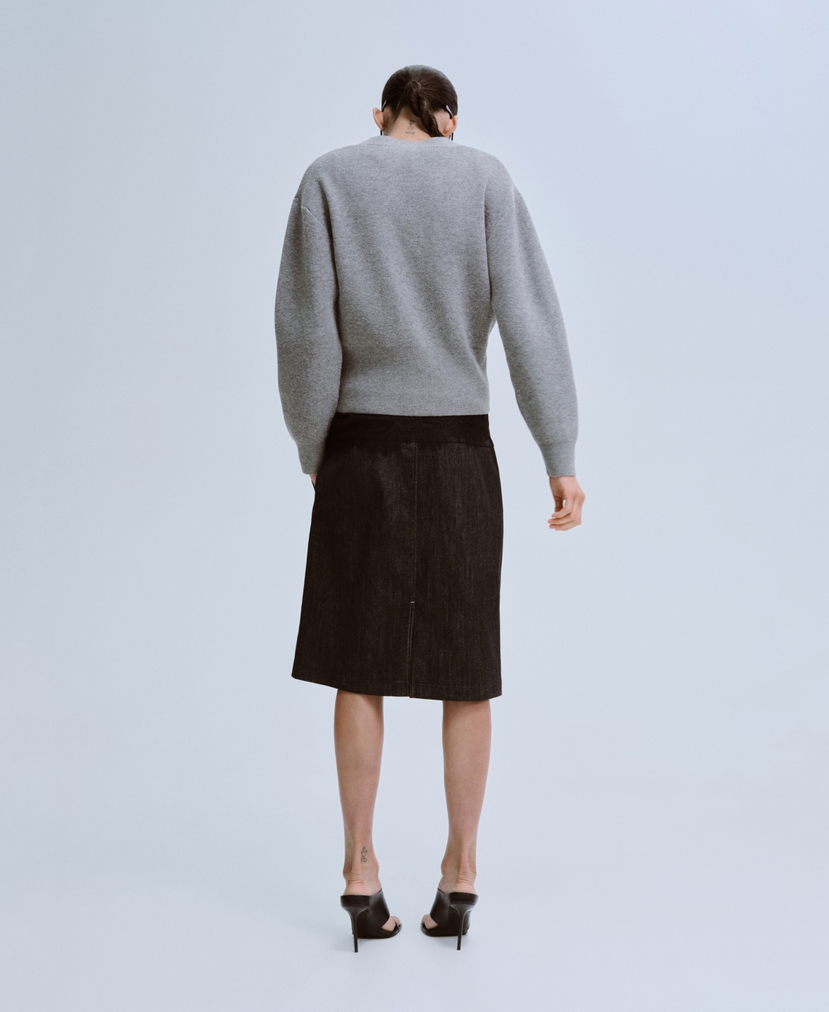 Mango Women's V-Neck Knitted Cardigan