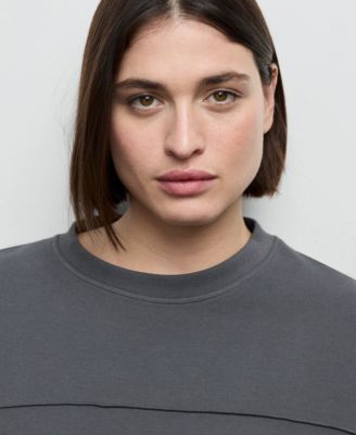 Women's Ruched Sleeve Sweatshirt