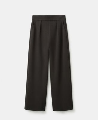 Women's Elastic Waist Straight-Fit Pants