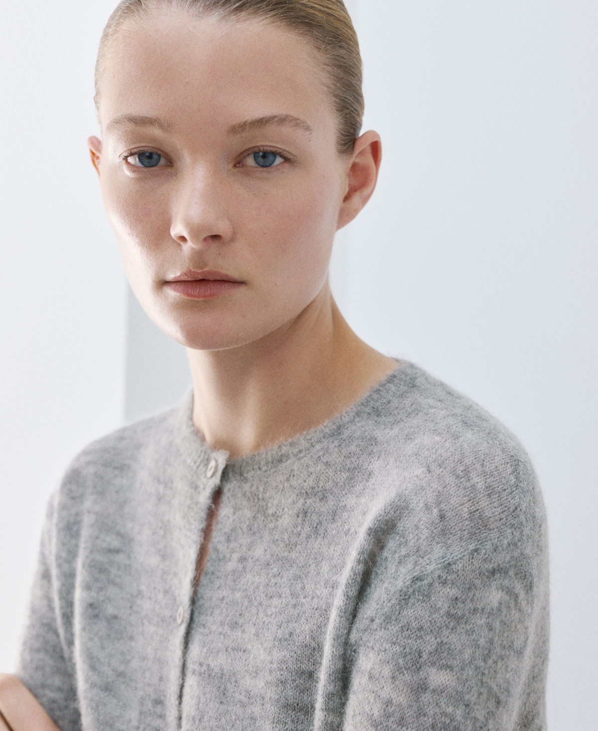 Mango Women's Short Wool Cardigan