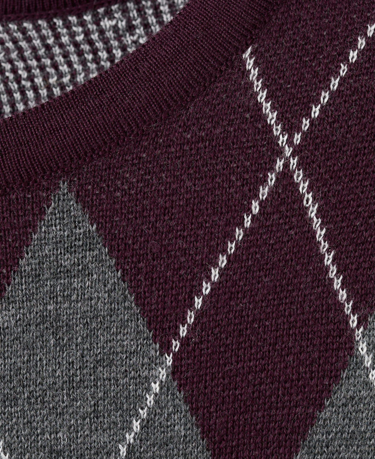 Mango Women's Argyle Knit Sweater