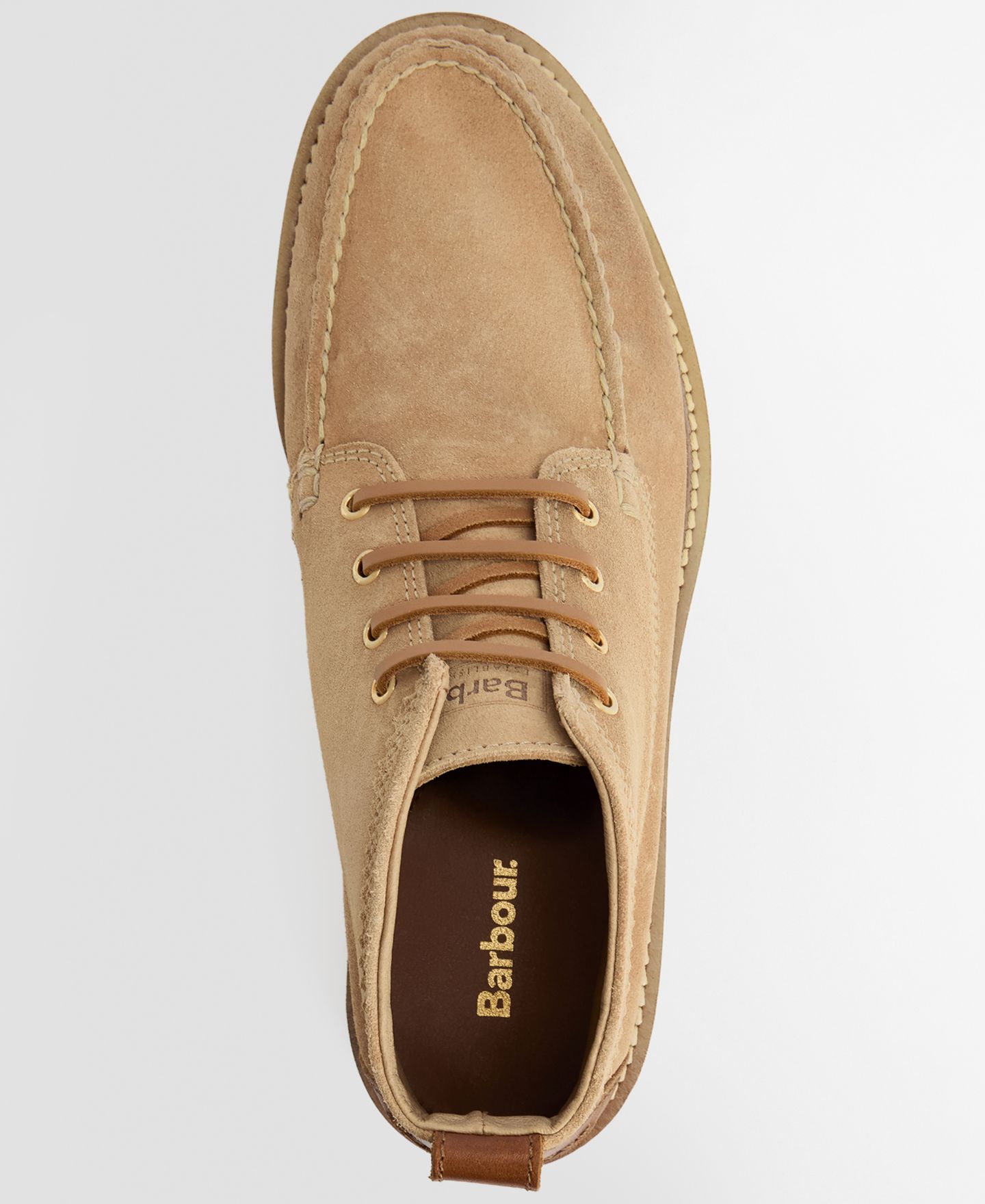 Мужские ботинки Barbour Hadston Chukka, цвет: Бежевый — фото 4