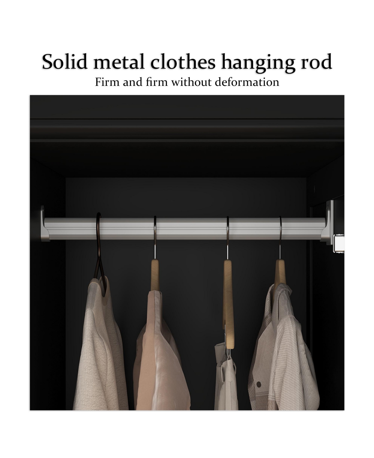 Homsee White 8-Drawer Storage Cabinet with Golden Metal Legs