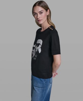 Petite Short-Sleeve Sweater