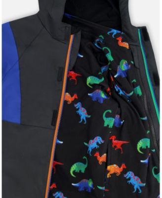 Baby Boys 3-in-1 Two-Piece Mid-Season Outerwear Set Dinosaur Print