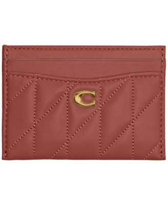 Essential Quilted Pillow Leather Card Case