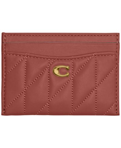COACH Essential Quilted Pillow Leather Card Case