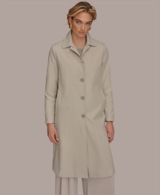 Women's Balmacaan Shirt Collar Coat